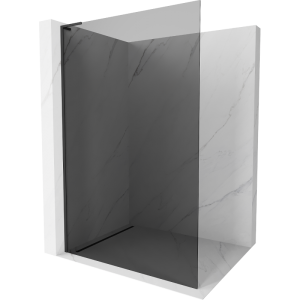 Ścianka prysznicowa Walk-in Mexen Kioto L 120 x 200 cm, grafit, czarna 499503