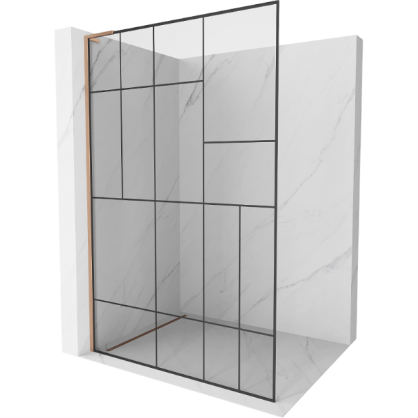 Ścianka prysznicowa Walk-in Mexen Kioto L 120 x 200 cm 499374