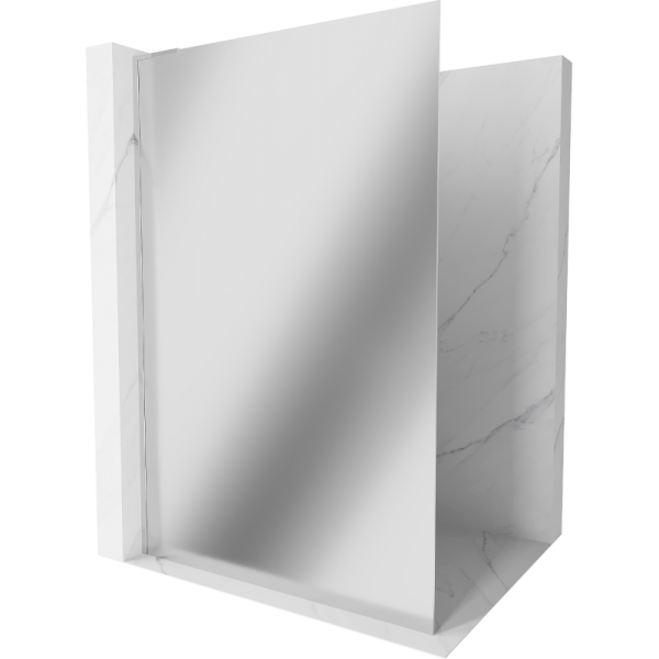 Ścianka prysznicowa Walk-in Mexen Kioto L 70 x 200 cm, lustro, chrom 500773