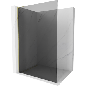 Ścianka prysznicowa Walk-in Mexen Kioto L 80 x 200 cm, grafit, złota 498871