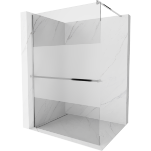 Ścianka prysznicowa z półką Walk-in Mexen Kioto+ 100 x 200 cm 500067 Ścianka prysznicowa z półką Walk-in Mexen Kioto+ 100 x 200 cm 500067