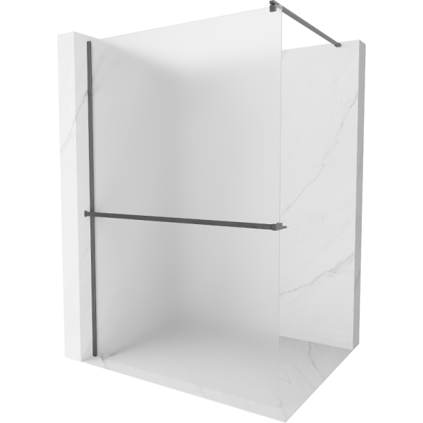 Ścianka prysznicowa z półką Walk-in Mexen Kioto+ 100 x 200 cm 501257