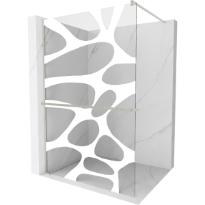 Ścianka prysznicowa z półką Walk-in Mexen Kioto+ 100 x 200 cm 501778 Ścianka prysznicowa z półką Walk-in Mexen Kioto+ 100 x 200 cm 501778