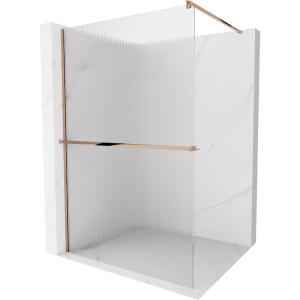 Ścianka prysznicowa z półką Walk-in Mexen Kioto+ 100 x 200 cm 502664