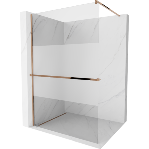 Ścianka prysznicowa z półką Walk-in Mexen Kioto+ 100 x 200 cm 503041