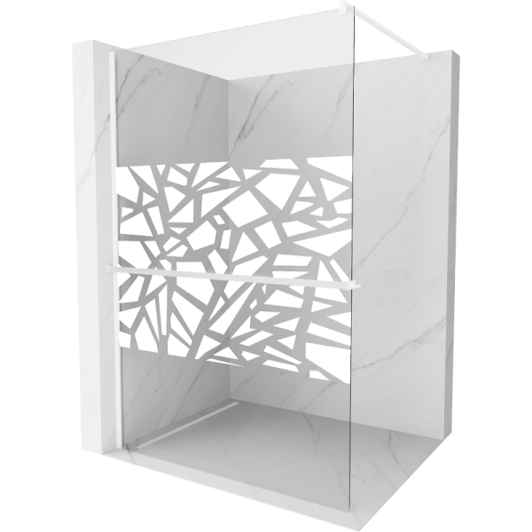 Ścianka prysznicowa z półką Walk-in Mexen Kioto+ 100 x 200 cm 499144