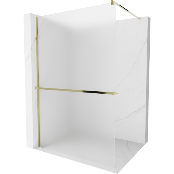 Ścianka prysznicowa z półką Walk-in Mexen Kioto+ 100 x 200 cm 506034