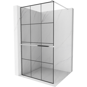 Ścianka prysznicowa z półką Walk-in Mexen Kioto+ 110 x 200 cm 499131 Ścianka prysznicowa z półką Walk-in Mexen Kioto+ 110 x 200 cm 499131