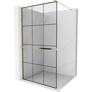 Ścianka prysznicowa z półką Walk-in Mexen Kioto+ 110 x 200 cm 498369 Ścianka prysznicowa z półką Walk-in Mexen Kioto+ 110 x 200 cm 498369