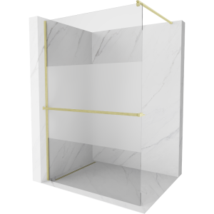 Ścianka prysznicowa z półką Walk-in Mexen Kioto+ 110 x 200 cm 505335 Ścianka prysznicowa z półką Walk-in Mexen Kioto+ 110 x 200 cm 505335