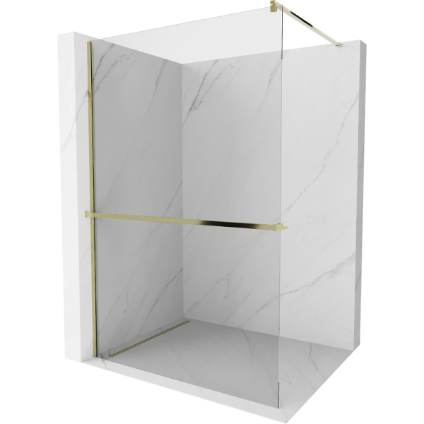 Ścianka prysznicowa z półką Walk-in Mexen Kioto+ 115 x 200 cm 499767