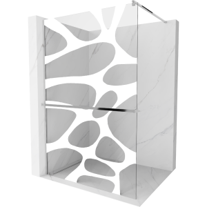 Ścianka prysznicowa z półką Walk-in Mexen Kioto+ 120 x 200 cm 500116 Ścianka prysznicowa z półką Walk-in Mexen Kioto+ 120 x 200 cm 500116