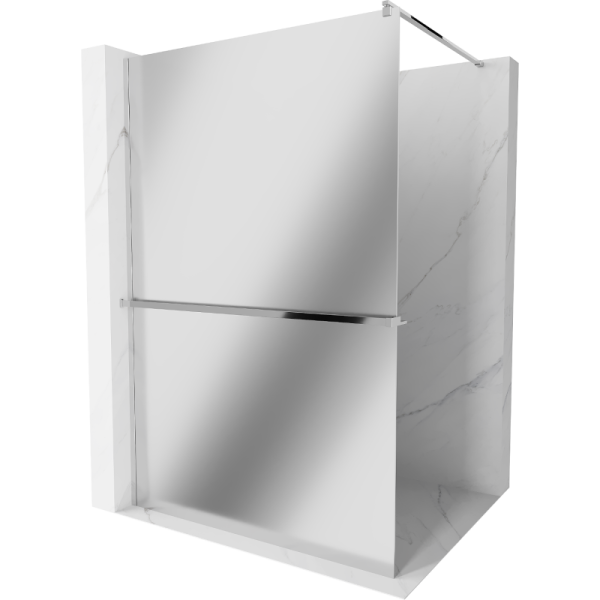 Ścianka prysznicowa z półką Walk-in Mexen Kioto+ 120 x 200 cm 503203