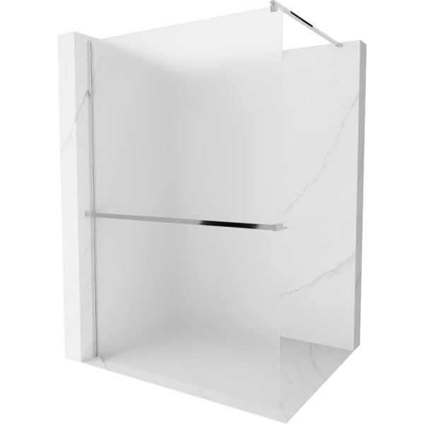 Ścianka prysznicowa z półką Walk-in Mexen Kioto+ 120 x 200 cm 506316