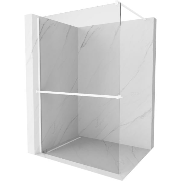 Ścianka prysznicowa z półką Walk-in Mexen Kioto+ 125 x 200 cm 505329