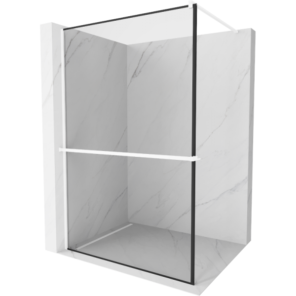 Ścianka prysznicowa z półką Walk-in Mexen Kioto+ 130 x 200 cm 501276