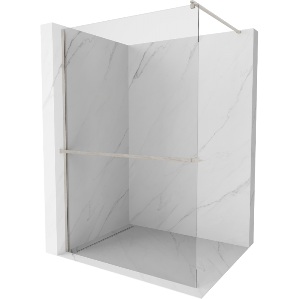 Ścianka prysznicowa z półką Walk-in Mexen Kioto+ 130 x 200 cm 503111