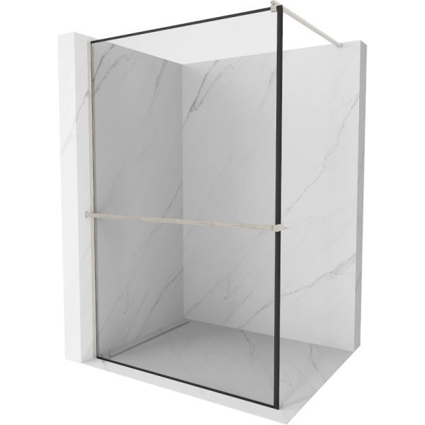 Ścianka prysznicowa z półką Walk-in Mexen Kioto+ 140 x 200 cm 499714