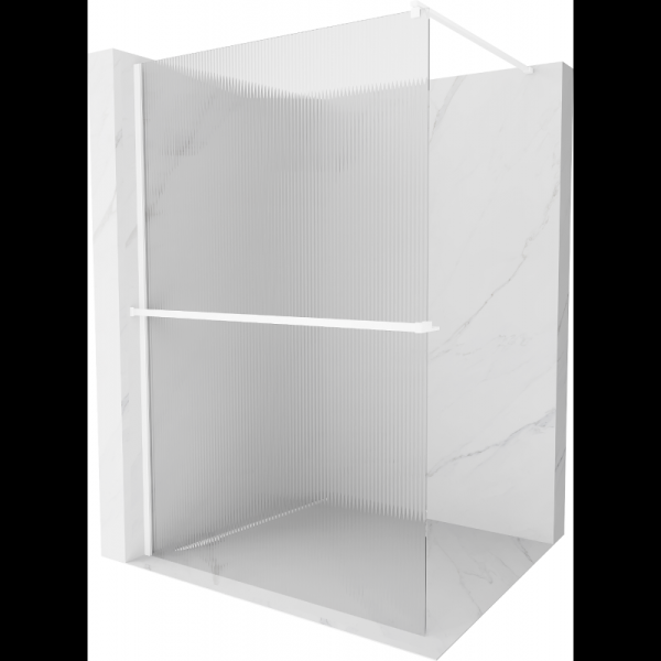 Ścianka prysznicowa z półką Walk-in Mexen Kioto+ 140 x 200 cm 498213