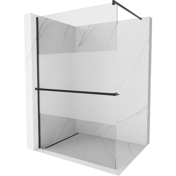 Ścianka prysznicowa z półką Walk-in Mexen Kioto+ 70 x 200 cm 505701
