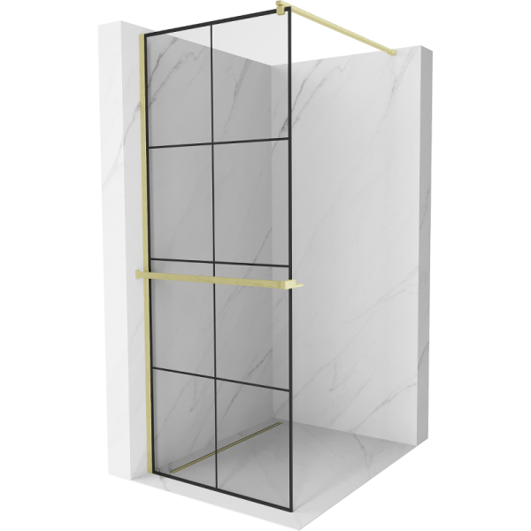 Ścianka prysznicowa z półką Walk-in Mexen Kioto+ 70 x 200 cm 506677