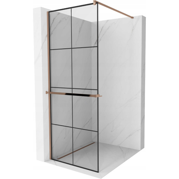 Ścianka prysznicowa z półką Walk-in Mexen Kioto+ 70 x 200 cm 502856