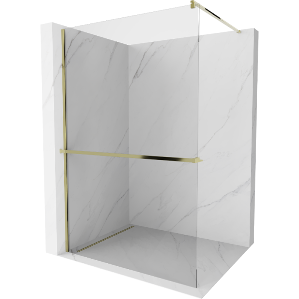 Ścianka prysznicowa z półką Walk-in Mexen Kioto+ 75 x 200 cm 505585