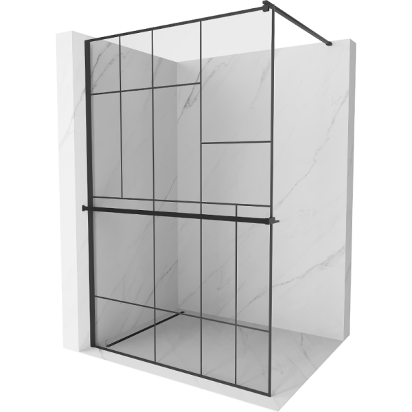 Ścianka prysznicowa z półką Walk-in Mexen Kioto+ 80 x 200 cm 499271