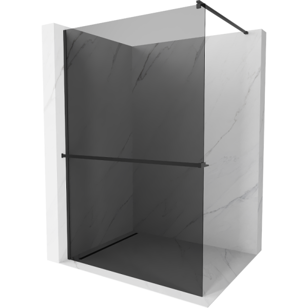 Ścianka prysznicowa z półką Walk-in Mexen Kioto+ 80 x 200 cm 500818
