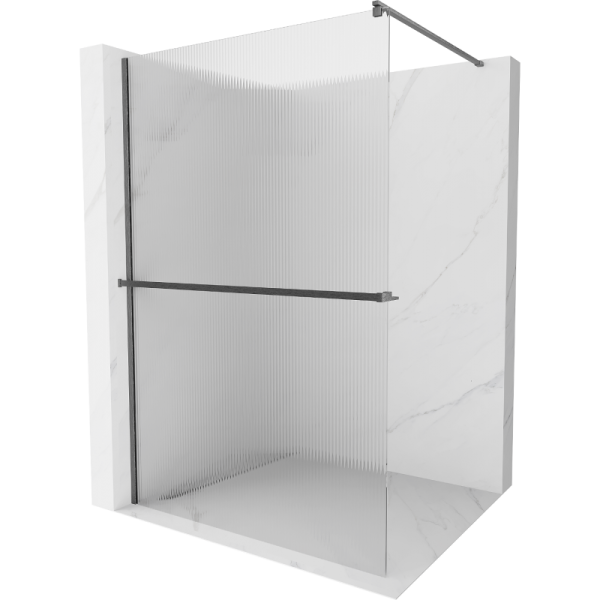 Ścianka prysznicowa z półką Walk-in Mexen Kioto+ 80 x 200 cm 498095