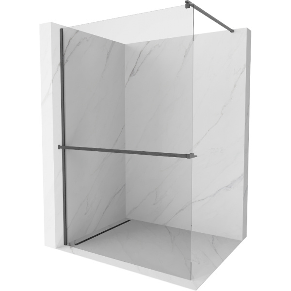 Ścianka prysznicowa z półką Walk-in Mexen Kioto+ 80 x 200 cm 501205