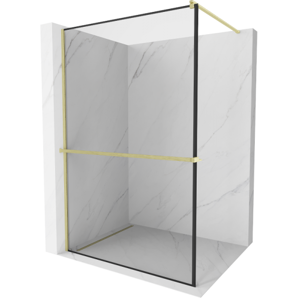 Ścianka prysznicowa z półką Walk-in Mexen Kioto+ 90 x 200 cm 499330