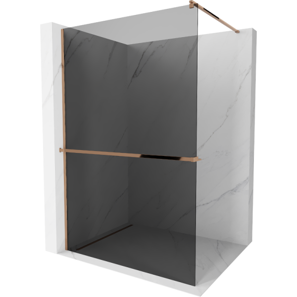 Ścianka prysznicowa z półką Walk-in Mexen Kioto+ 90 x 200 cm 506182