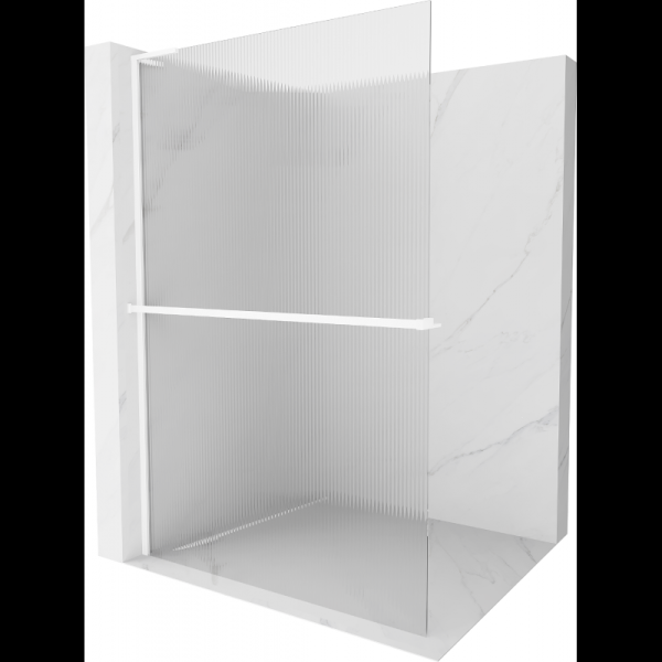 Ścianka prysznicowa z półką Walk-in Mexen Kioto+ L 100 x 200 cm 499060