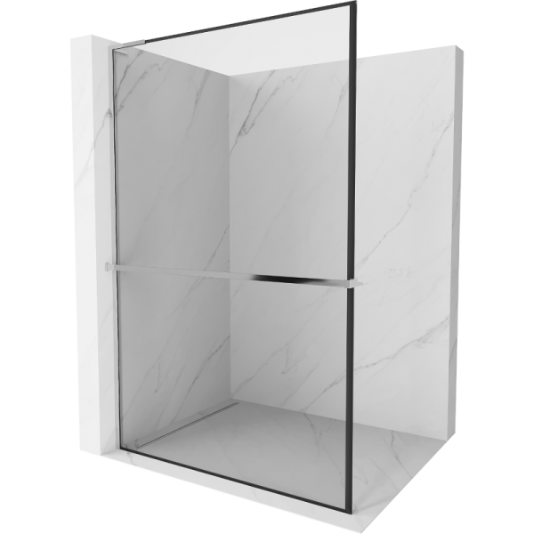 Ścianka prysznicowa z półką Walk-in Mexen Kioto+ L 100 x 200 cm 500569