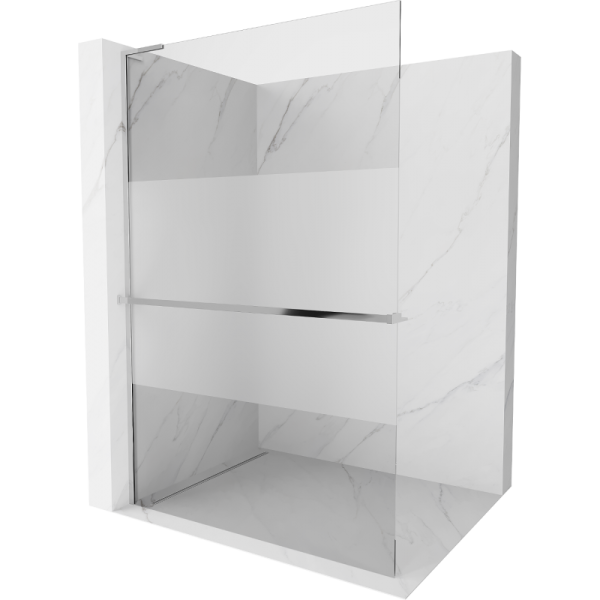 Ścianka prysznicowa z półką Walk-in Mexen Kioto+ L 100 x 200 cm 501915