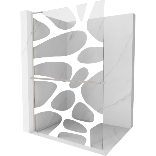 Ścianka prysznicowa z półką Walk-in Mexen Kioto+ L 100 x 200 cm 502726