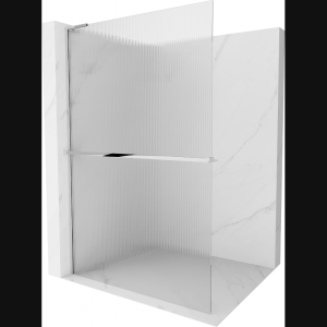 Ścianka prysznicowa z półką Walk-in Mexen Kioto+ L 100 x 200 cm 505373