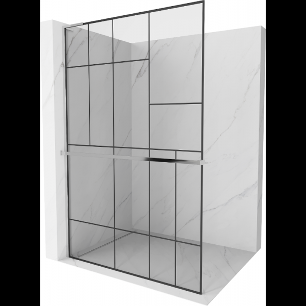 Ścianka prysznicowa z półką Walk-in Mexen Kioto+ L 100 x 200 cm 497868