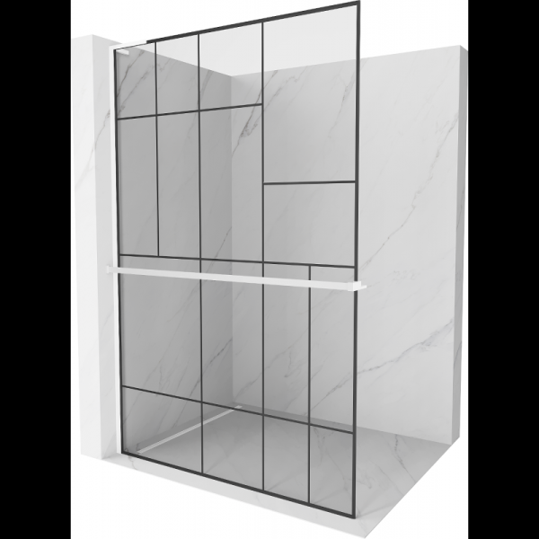 Ścianka prysznicowa z półką Walk-in Mexen Kioto+ L 110 x 200 cm 499967