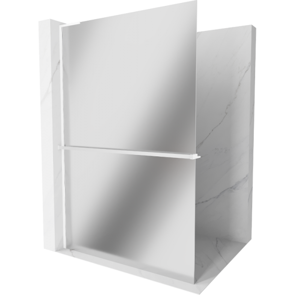 Ścianka prysznicowa z półką Walk-in Mexen Kioto+ L 110 x 200 cm 506441