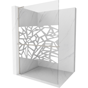 Ścianka prysznicowa z półką Walk-in Mexen Kioto+ L 110 x 200 cm 499315