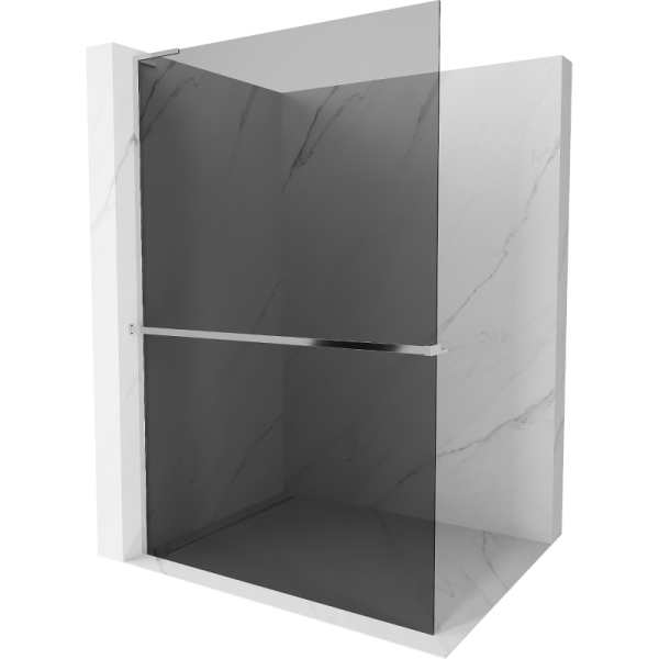 Ścianka prysznicowa z półką Walk-in Mexen Kioto+ L 120 x 200 cm 500927