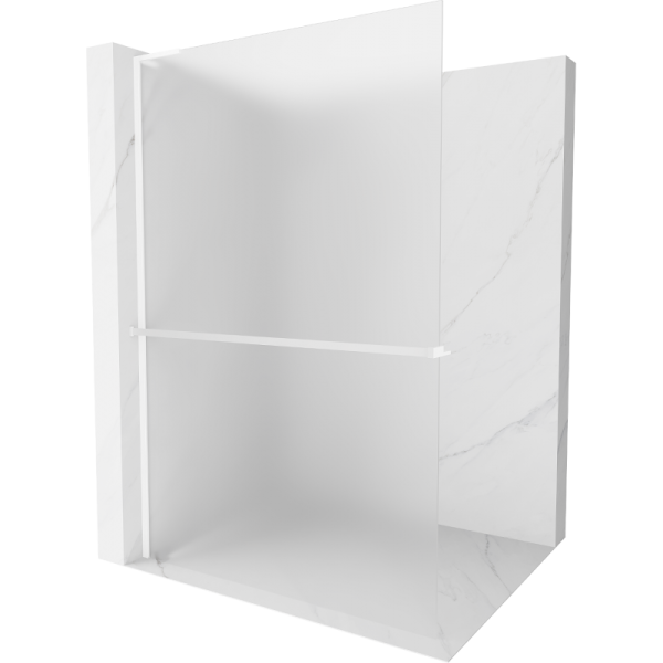 Ścianka prysznicowa z półką Walk-in Mexen Kioto+ L 120 x 200 cm 502448