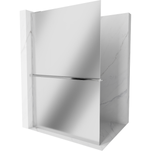 Ścianka prysznicowa z półką Walk-in Mexen Kioto+ L 120 x 200 cm 506747 Ścianka prysznicowa z półką Walk-in Mexen Kioto+ L 120 x 200 cm 506747