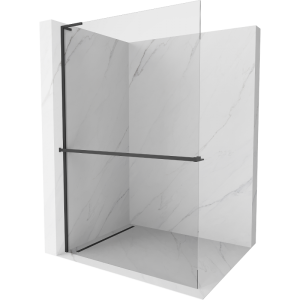 Ścianka prysznicowa z półką Walk-in Mexen Kioto+ L 55 x 200 cm 501055 Ścianka prysznicowa z półką Walk-in Mexen Kioto+ L 55 x 200 cm 501055