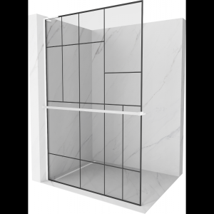 Ścianka prysznicowa z półką Walk-in Mexen Kioto+ L 70 x 200 cm 502727 Ścianka prysznicowa z półką Walk-in Mexen Kioto+ L 70 x 200 cm 502727
