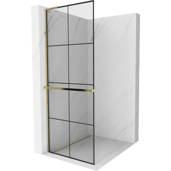 Ścianka prysznicowa z półką Walk-in Mexen Kioto+ L 70 x 200 cm 502858