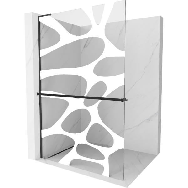 Ścianka prysznicowa z półką Walk-in Mexen Kioto+ L 70 x 200 cm 505333