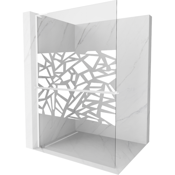Ścianka prysznicowa z półką Walk-in Mexen Kioto+ L 70 x 200 cm 505396